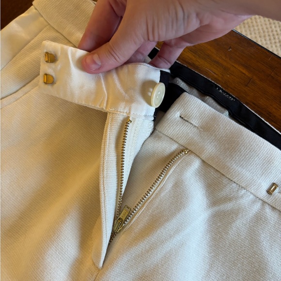 Tory Burch wool cream wide leg slacks woman’s size 6 - Picture 4 of 11